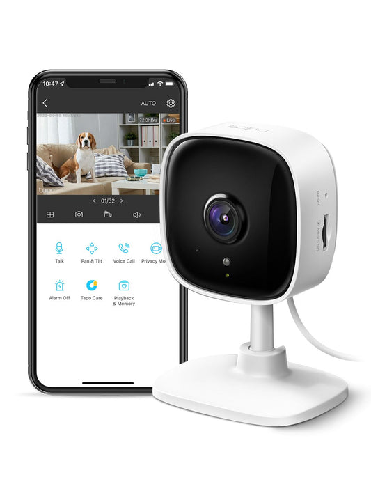TP-Link Tapo 1080P Indoor Security Camera for Baby Monitor, Dog Camera w/Motion Detection, 2-Way