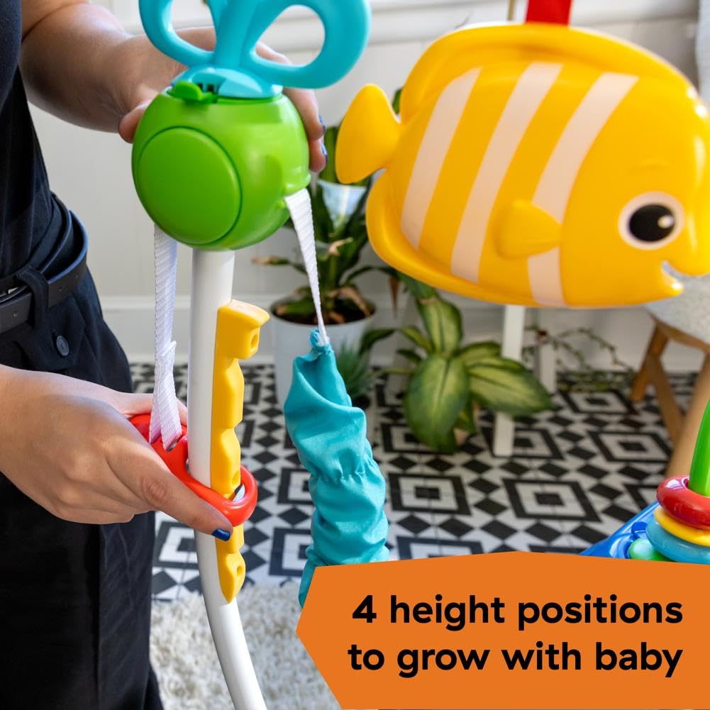 Baby Einstein Neptune's Ocean Discovery Activity Baby Jumper Activity Center, Ages 6 Months +, Max