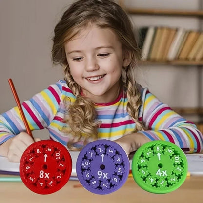 Math Fidget Spinners,Educational Math Fact Fidget Spinners, Math Fidget Toy Multiplication, Math Learning & Education Toys Game(9pcs1)