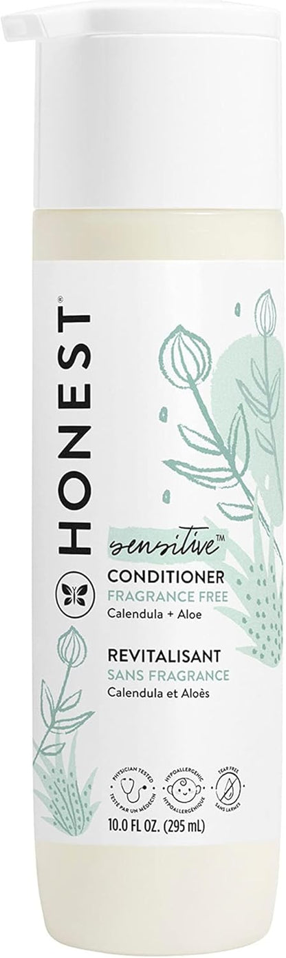 The Honest Company Silicone-Free Conditioner | Gentle for Baby | Naturally Derived, Tear-free