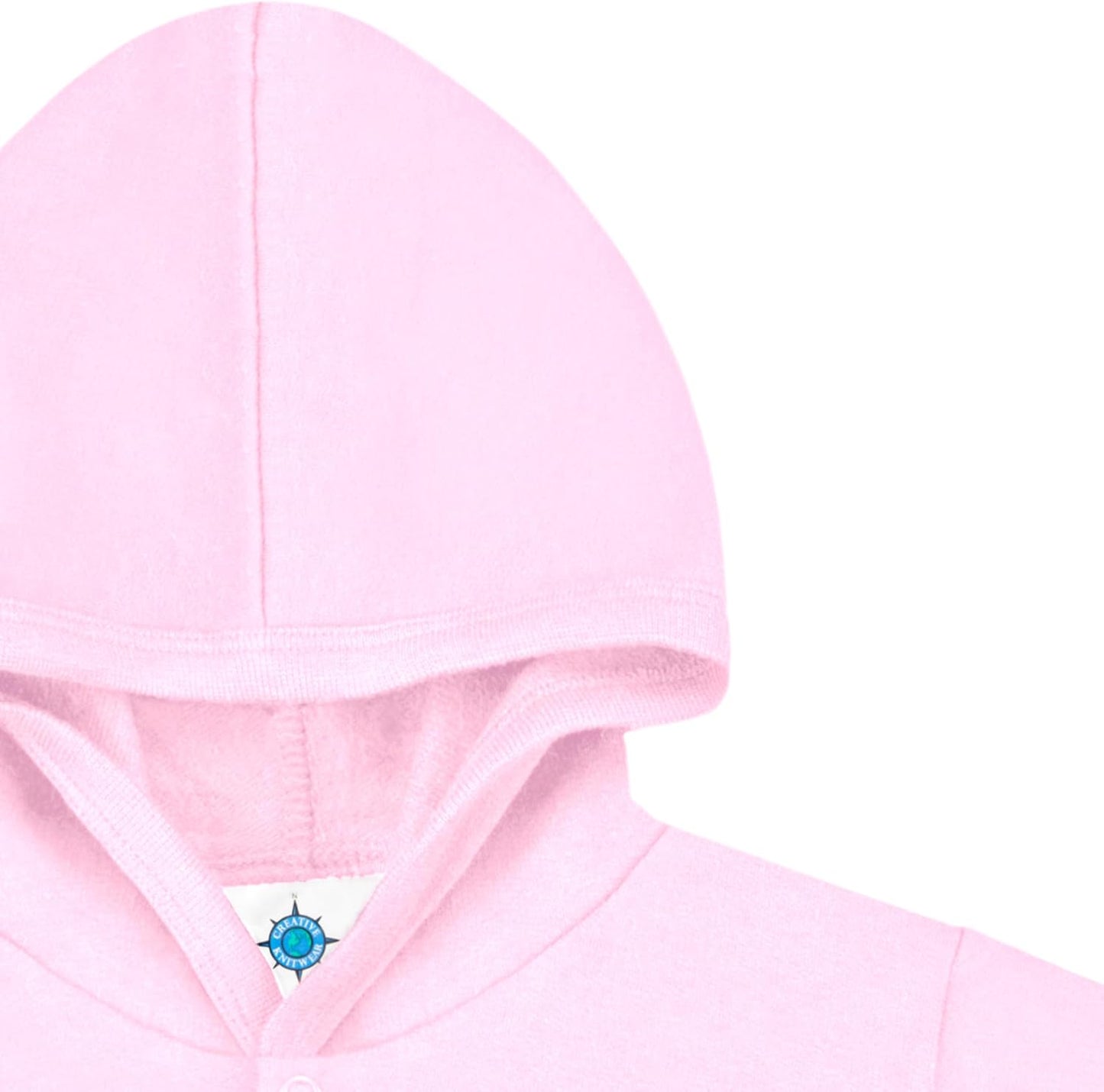 Creative Knitwear College Baby Snap Hooded Jacket - Team Logo, Multiple Colors, for Boys & Girls, (0-24 Months)