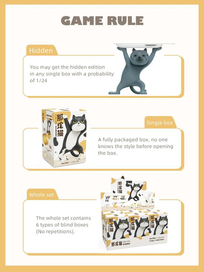 Cat You That Cat Blind Box Cute Figures 6PCs Kawaii Random Design Collectible Toys Desk Accessories