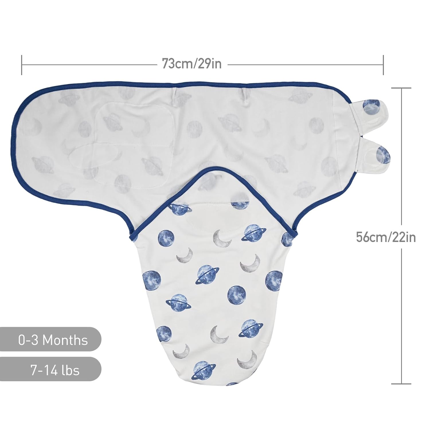Organic Baby Swaddle Sleep Sacks, 3-Pack Swaddles for Newborns Baby Essentials, Infant 0-3 Months