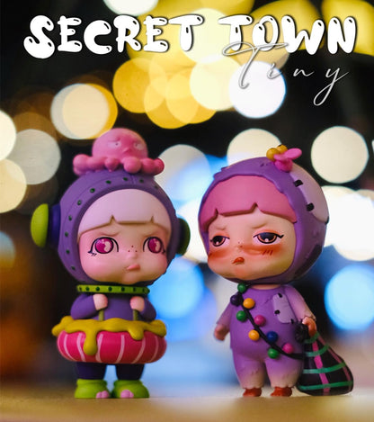 Tiny doll Fairytale Town Series 12PCs Random Design Box Toys for Modern Home Halloween Decorations Indoor, Collectible Toy Set for Desk Accessories