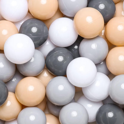 GOGOSO Ball Pits Balls for Toddlers Pack of 50 100 200 Plastics Shape Ball Non-Phthalate Non-BPA