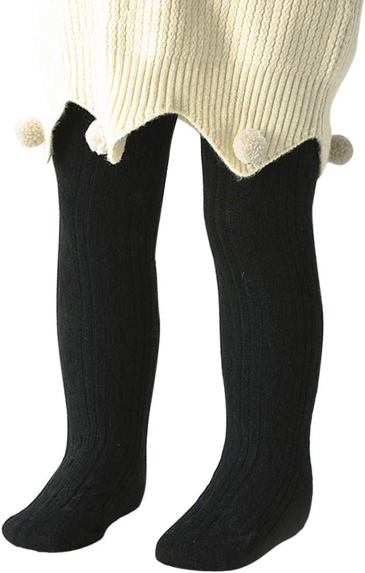 American Trends Baby Tights Non Slip Skid Baby Girl Tight Toddler Stocking Pants Cable Knit Infant