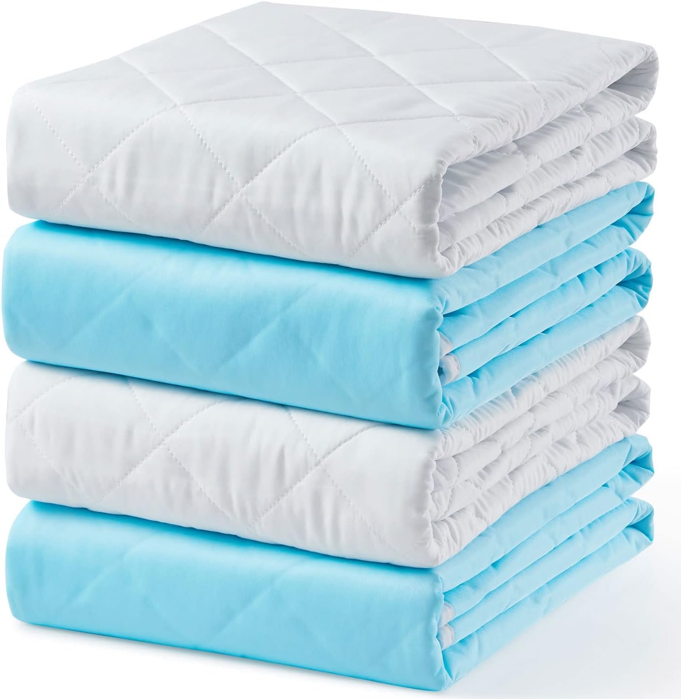 KANECH Washable Waterproof Incontinence Bed Pads - 30"x34"(4Pack) - Heavy Absorbency Reusable