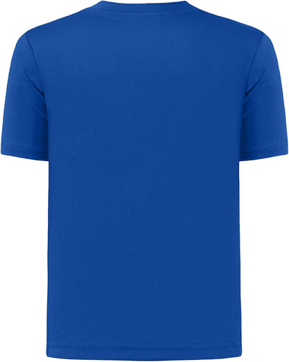 QBK 2T to Youth Neon Shirt Kids UPF 50+ Dry Fit Athletic Short Sleeve Rash Guard T Shirts for Boys Girls Sports Undershirt
