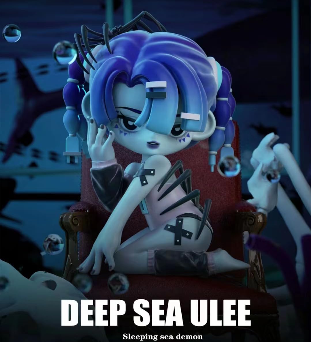 Ulee Deep sea Adventure Series Figures 8PCs Random Design Box Toys for Modern Home Birthday Gift Decorations Indoor, Collectible Toy Set for Desk Accessories