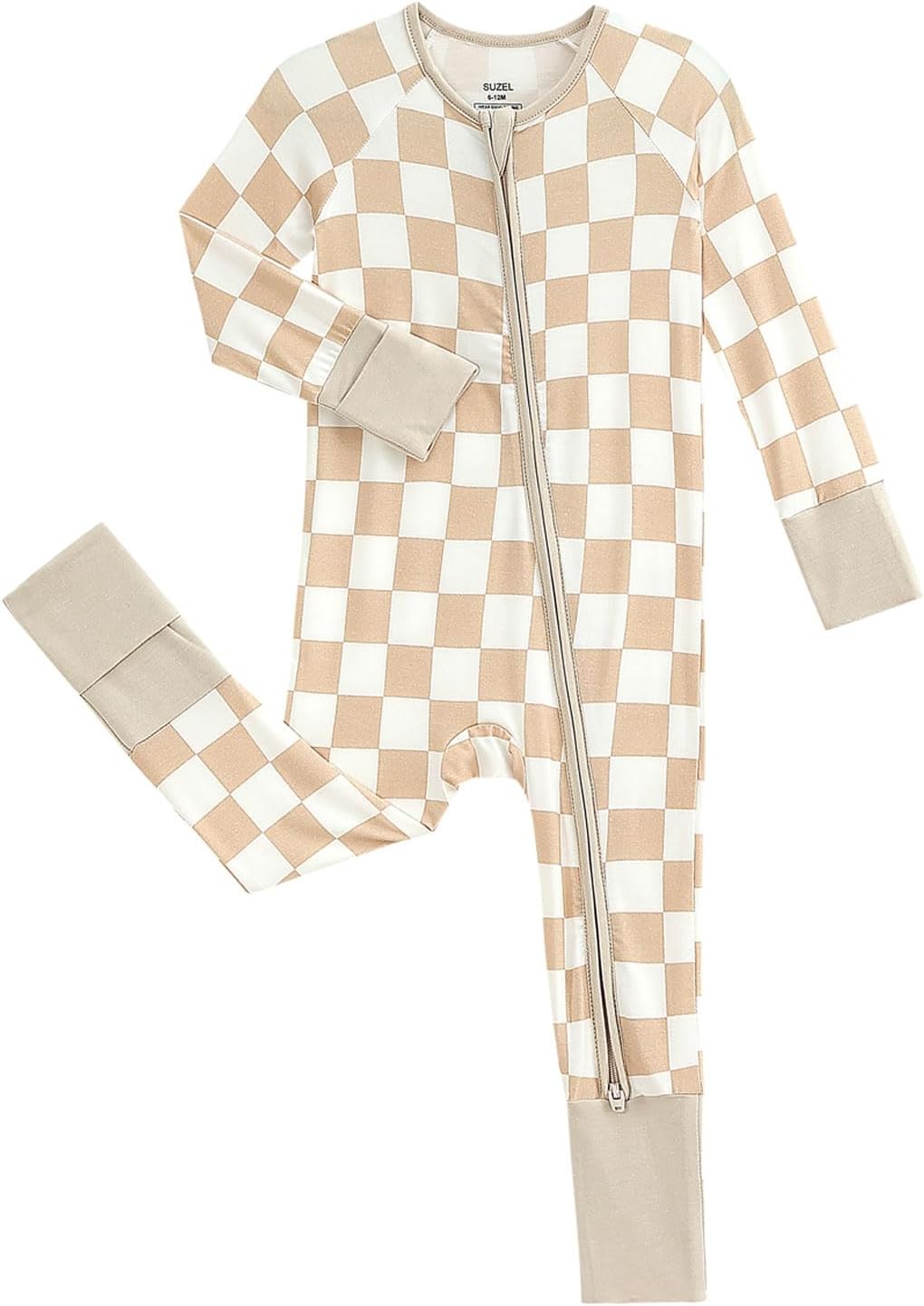 Baby Viscose from Bamboo Pajamas - Infant Boys Girls Footless Zippy Pjs Sleep 'N Play Clothes - One Piece Romper