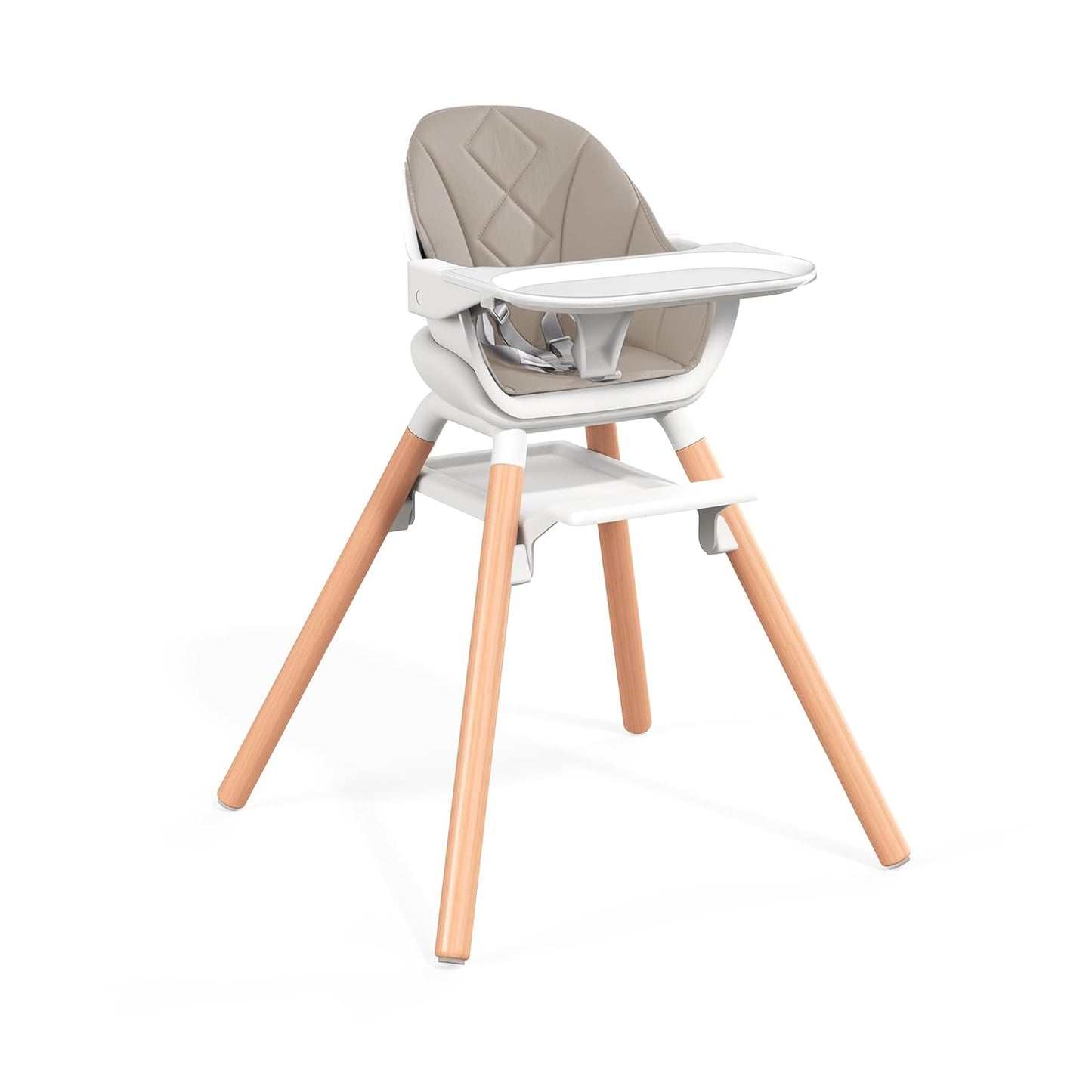 Baby High Chair, Highchair for Baby & Toddler, Easy Clean Infant Highchair, 6 in 1 Feeding High