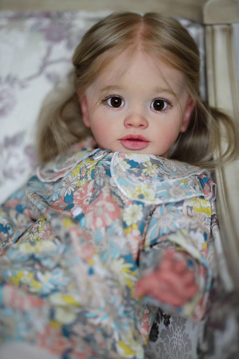 iCradle 26 Inch Big Realistic Reborn Toddler Girl Doll Handmade Silicone Soft Vinyl limbs and cloth