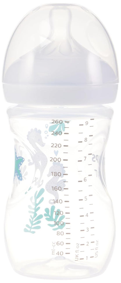 Philips Avent Natural Baby Bottles with Natural Response Nipples (Medium Flow, Flow 3), with