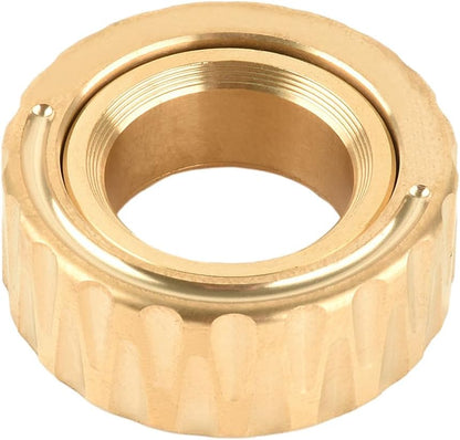 Fidget Rings EDC Fidget Slider Fidget Toys Adults Stress Relief for Adults Magnetic Metal Fidget Anxiety Ring ADHD Toys Haptic(Gold)