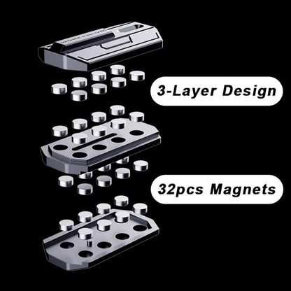 Fidget Toys Adults Metal Fidget Slider Metal Fidget Toys EDC Metal Fidget Slider Toys Adult Fidget Toys for Adults Desk Toys for Office for Adults(Fidget Toys Metal-Blue)