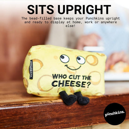 Game Block Plushie, Funny Meme Gag Gift, Comical Plush Collectible, Stocking Stuffer Present, Great for Emotional Support, Fun Desk Accessory, Weighted Base for Display