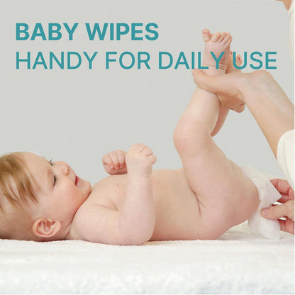 Korea's #1 Light Baby Wipes - Hypoallergenic, Water-Based, Unscented, Alcohol & Paraben-Free – 50 GSM for sensitive skin Flip-Top Plant Based Baby Wipes (80 Count 1 Pack)