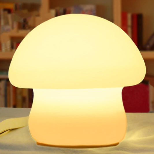 ZKLiLi Cute Mushroom Lamp LED Night Light Kids Room, Kids Room Squishy Silicone Mushroom Color Change Light Rechargeable, Toddler Night Light Decoration for Bedroom, Gifts for Baby Girls and Boys