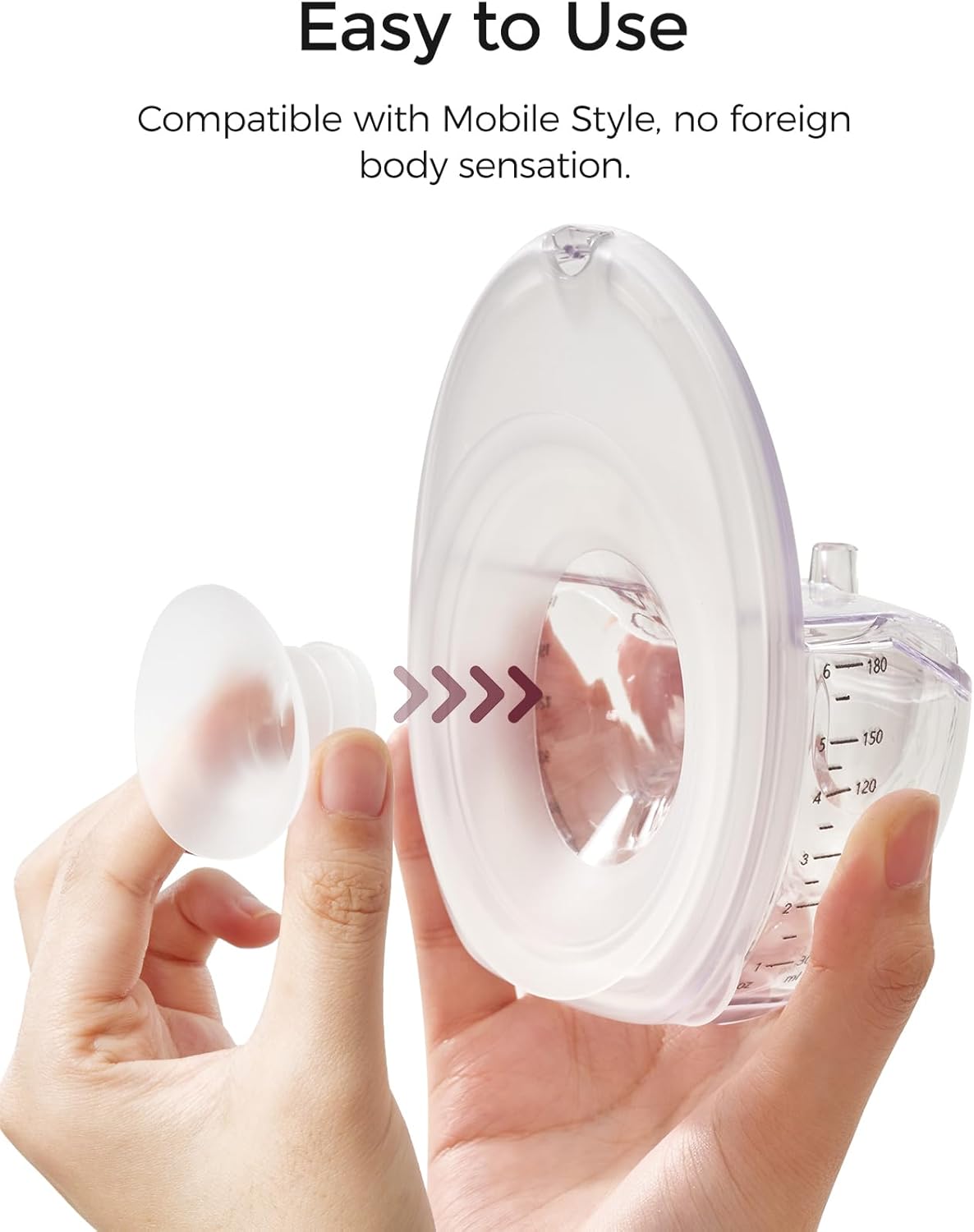 Momcozy Mobile Style | M6 21 mm Flange Insert, Original Mobile Style | M6 Breast Pump Replacement