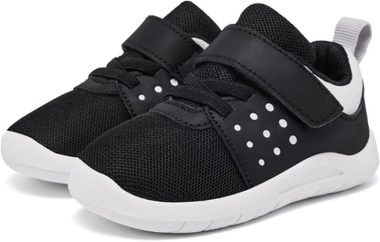 MORENDL Toddler Baby Shoes 0-4 Years Boy Girl Lightweight Breathable Non-Slip Sports Sneakers Running Walking Tennis Barefoot Shoes
