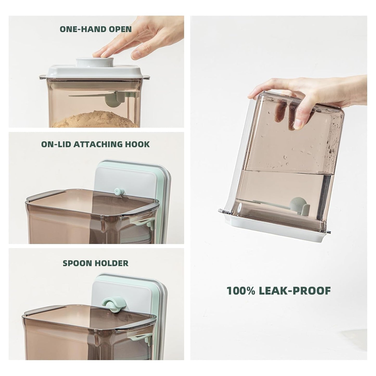 Pop Airtight Formula Container, 2300ml Baby Formula Dispenser on The Go - BPA-Free Formula Holder