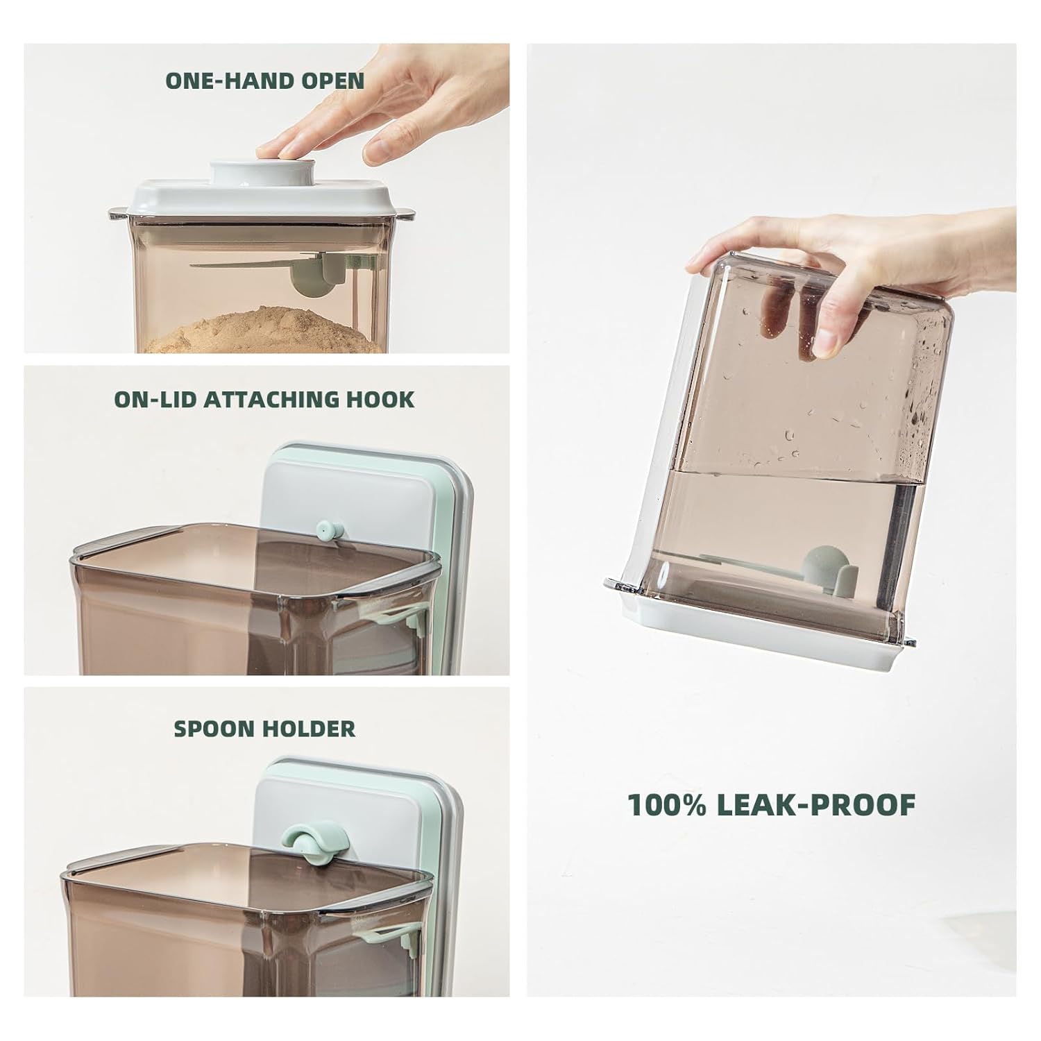 Pop Airtight Formula Container, 2300ml Baby Formula Dispenser on The Go - BPA-Free Formula Holder