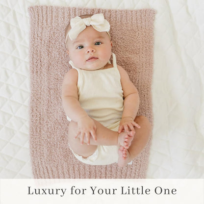 SARANONI Bamboni Luxury Baby Blanket, Breathable & Soft Plush Blanket for Infant Boys & Girls