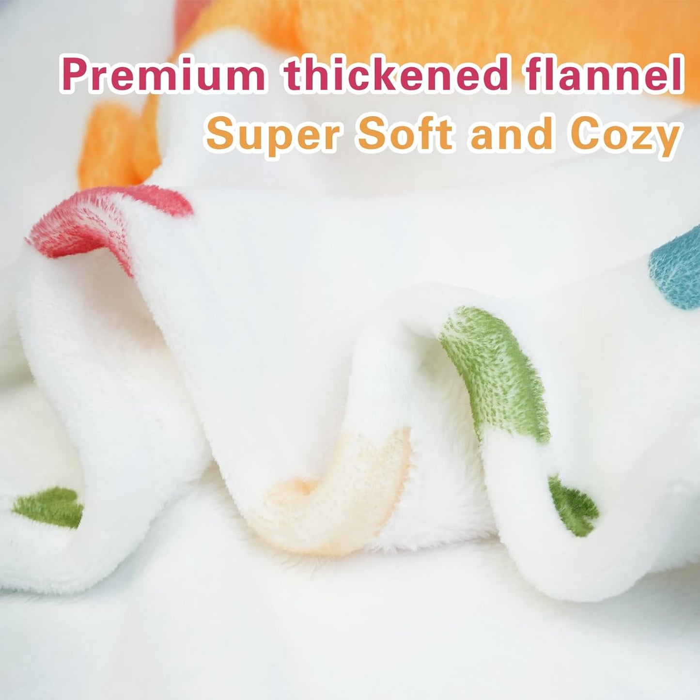 Personalized Baby Blankets for Girls Women Custom Boho Style Baby Blanket with Rainbow Personalized