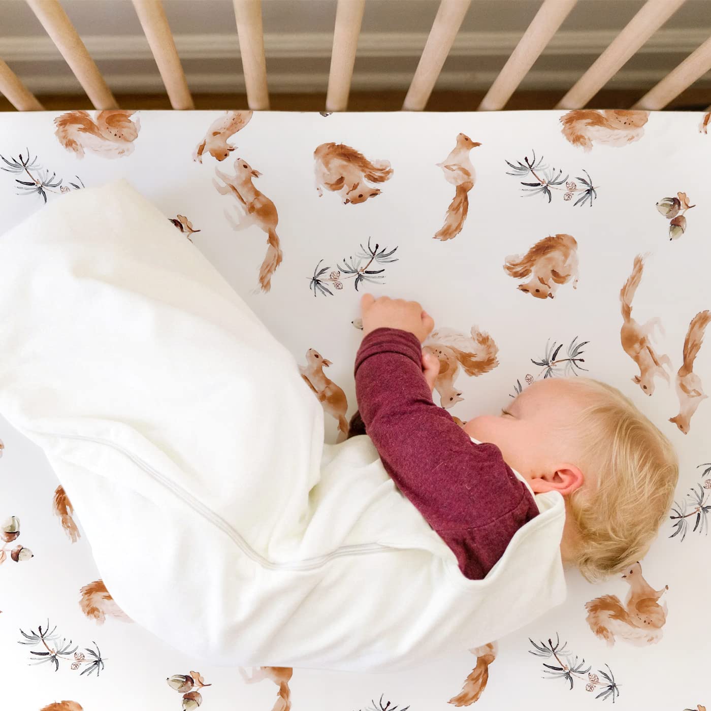 GRSSDER Stretchy Ultra Soft Jersey Knit Pack and Play Sheets 2 Pack, Portable/Mini Crib Sheets