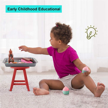Elitoky Cookie Play Food Set, Play Food for Kids Kitchen - Play Kitchen Accessories - Play Baking