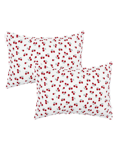 ALVABABY Toddler Pillowcases 2 Pack Muslin Cotton Kids Pillow Cover Fit 13"x 18" or 12"x16" Envelope for Girl Boy Sleepy Travel 2TPM01A