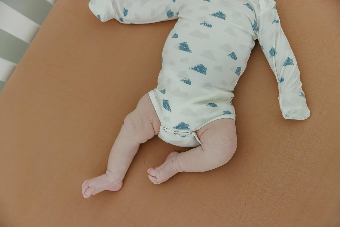 Copper Pearl Long Sleeve Bodysuit Baby: Ultra Soft Baby for Newborns, Boys, and Girls - Stylish, Comfortable, Overlap Shoulders, Premium Knit Fabric - 0-3 Months, Dream