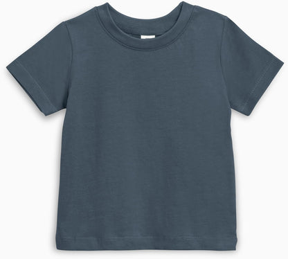 Colored Organics - Organic Cotton Toddler Short Sleeve Shirts - Baby Toddler and Kids Tops - Girls and Boys Tees