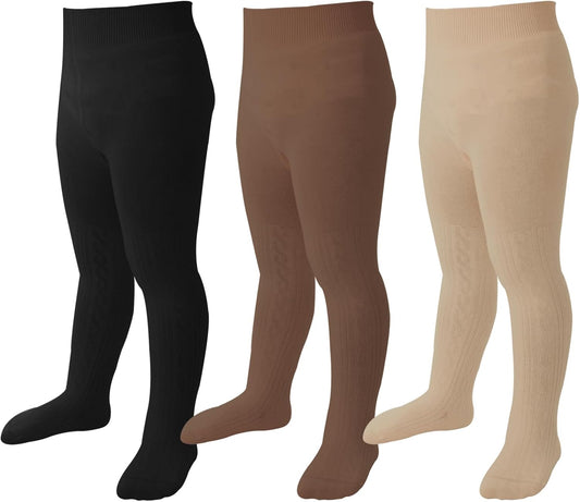 Mini angel Baby Tights Toddler Girl Tights Seamless Cable Knit Leggings Soft Cotton Stockings