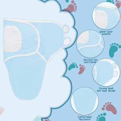 Baby Swaddle Sleep Sacks with Hats for 0-3 Months Baby Swaddle Blanket Wrap Newborn Swaddles Sack