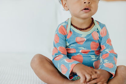 Copper Pearl Long Sleeve Bodysuit Baby: Ultra Soft Baby for Newborns, Boys, and Girls - Stylish, Comfortable, Overlap Shoulders, Premium Knit Fabric - 0-3 Months, Teacher