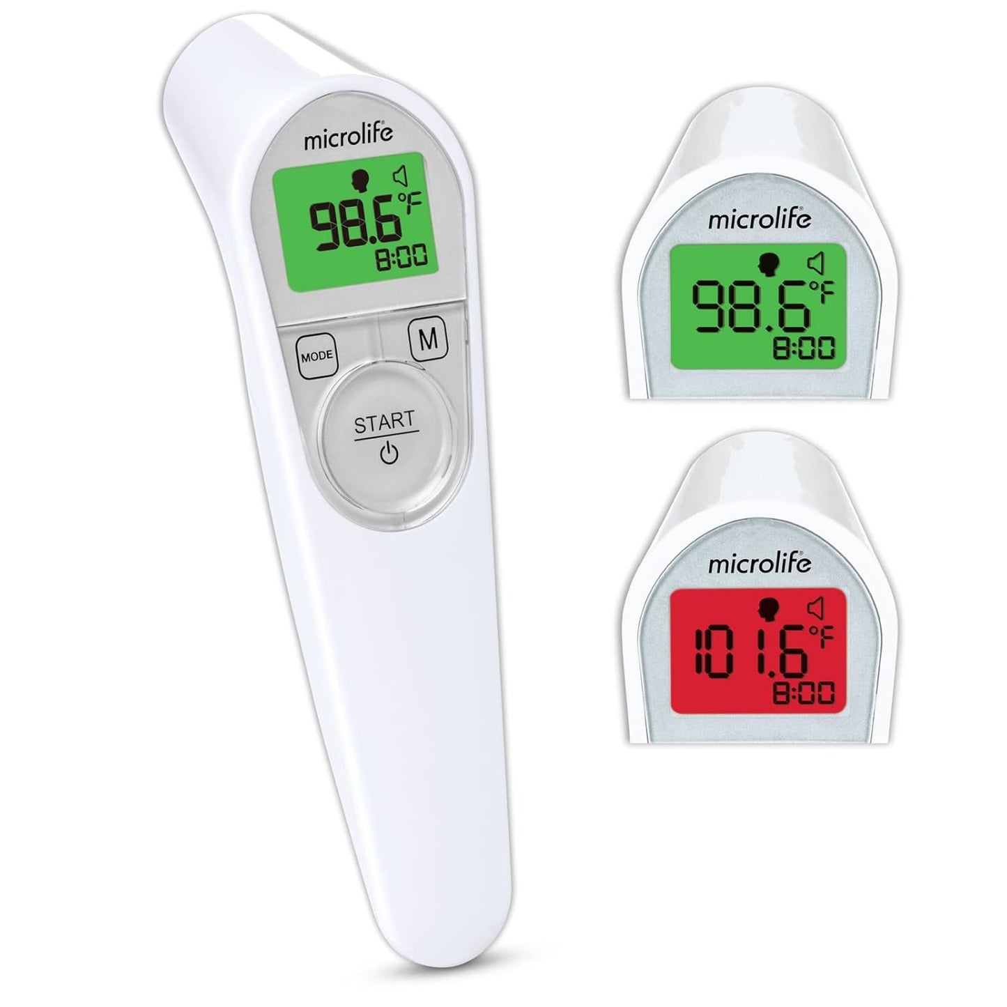 Microlife Non-Contact Forehead Thermometer, Digital Infrared No-Touch Thermometer (for Adults, Kids