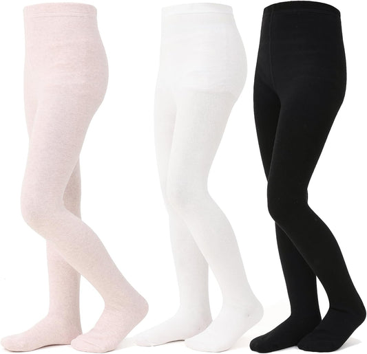 Baby Girl Tights Thick Knit Leggings Stockings Cotton Pantyhose for Newborn Infant Toddler 3/4/5/6 Pack