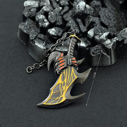 God of War Ragnarök Kratos Blades of Chaos Action Figures Game Toy Collection Keychain Desk Decoration Backpack Pendant Gift