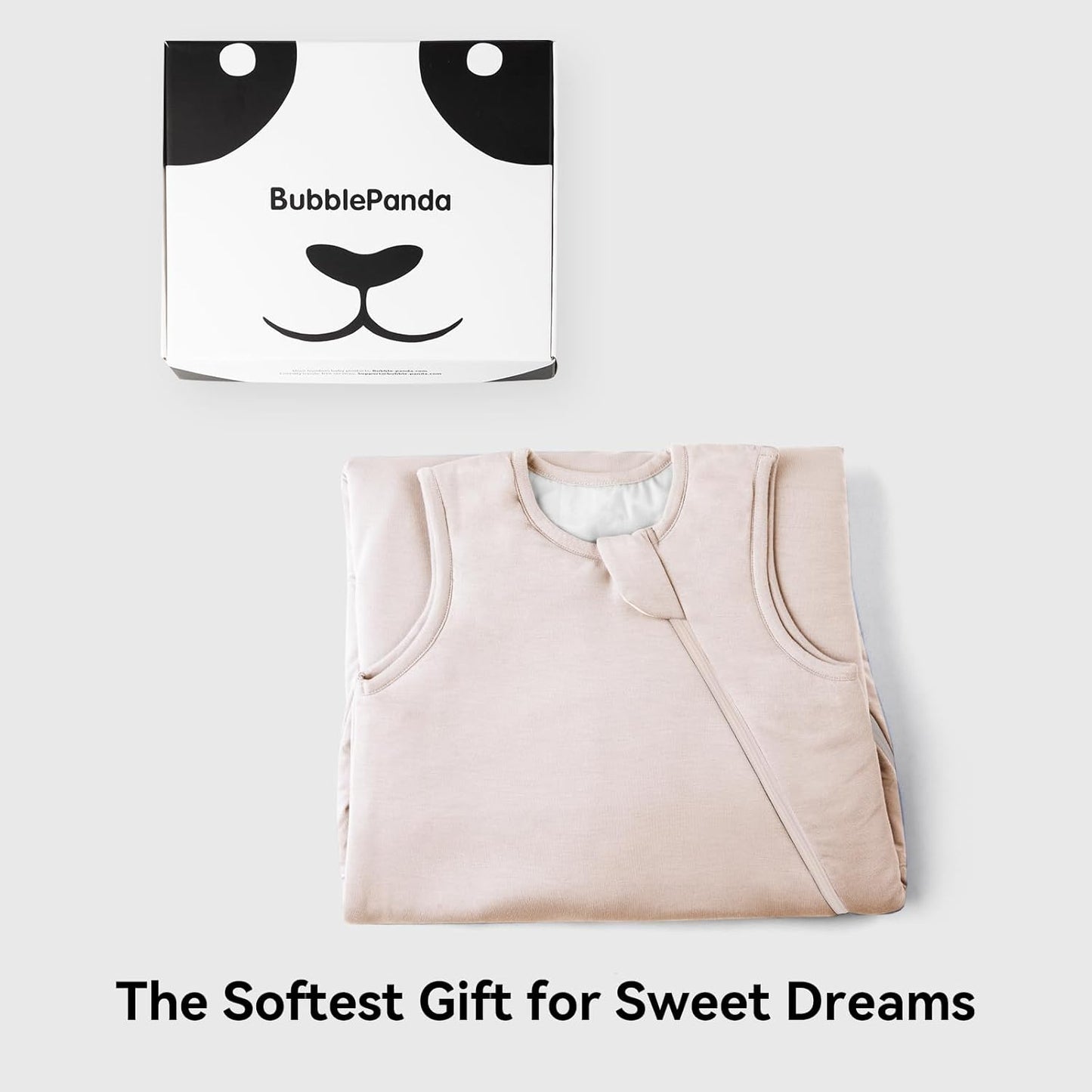 BubblePanda Rayon Made from Bamboo Sleep Sack 12-18 Months 0.5 Tog Soft Lightweight Toddler Sleep Sack 1t for Babies 2-Way Zipper Wearable Blanket Baby 12 Months