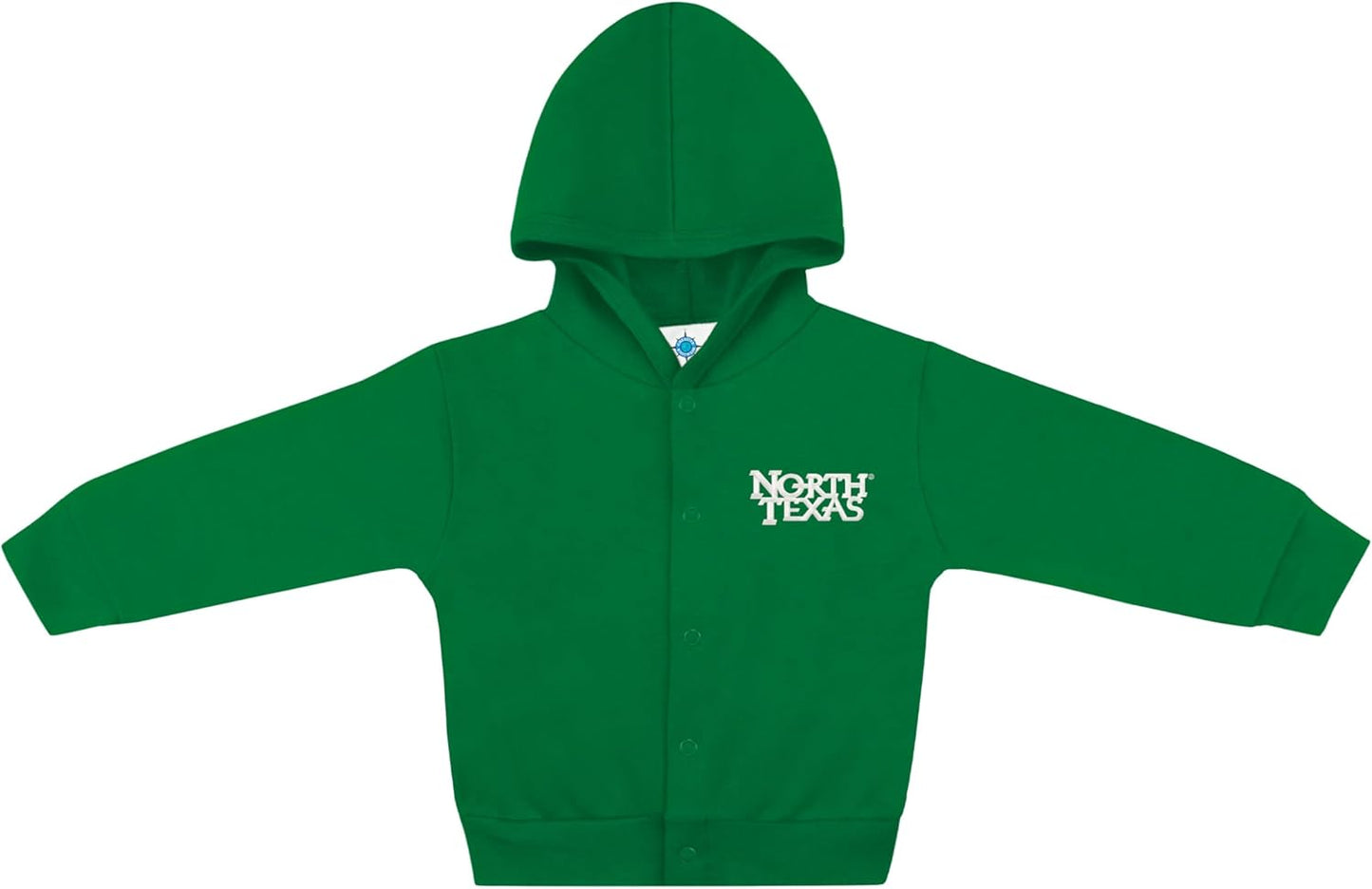 Creative Knitwear College Baby Snap Hooded Jacket - Team Logo, Multiple Colors, for Boys & Girls, (0-24 Months)