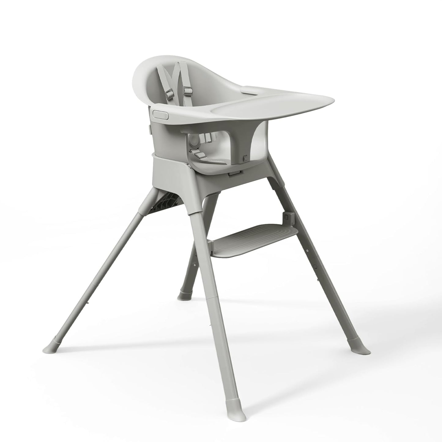 Mompush Olli 7-in-1 Convertible High Chair for Babies and Toddlers – Adjustable Height & Footrest