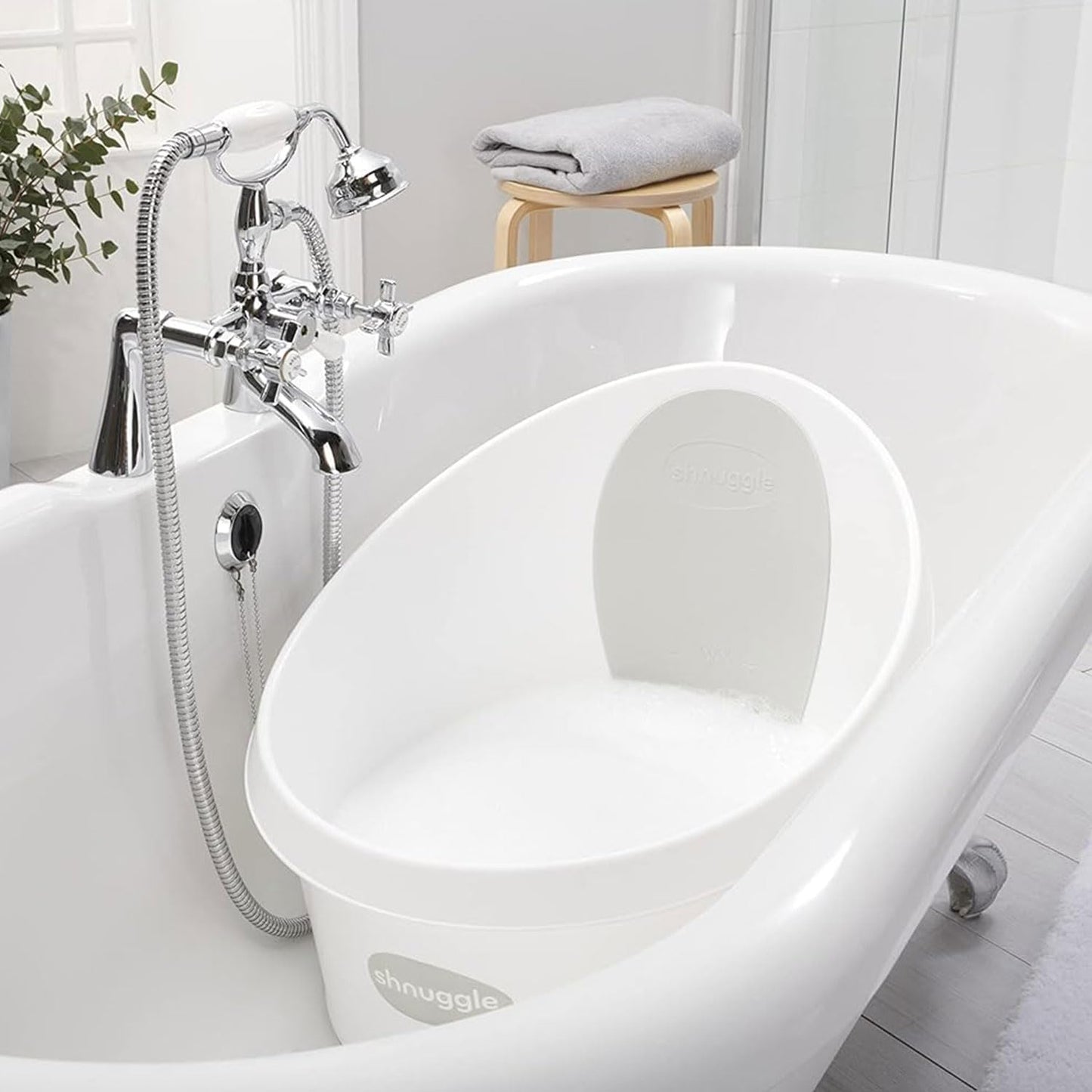 Toddler Bath Tub | Larger Bath for Bigger Kids at Bathtime | Includes Warm and Soft Foam backrest |