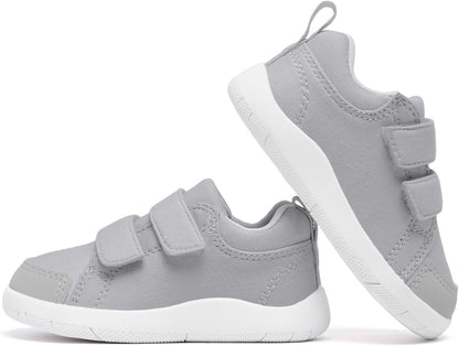 MORENDL Wide Toe Box Shoes Toddler Barefoot Shoes Baby Walking Shoe Boy Girl Non-Slip Zero Drop Minimalist Sneakers Comfort Tennis Outdoor Activities