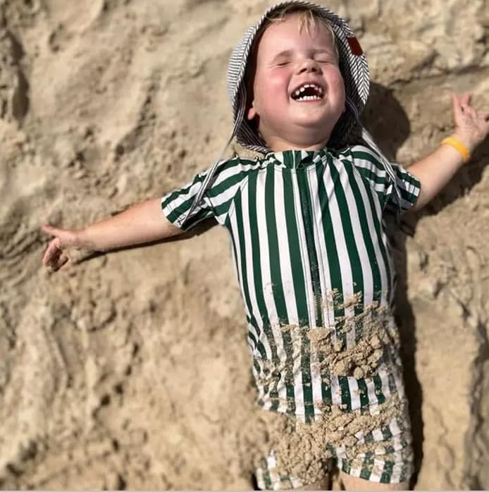 Boys One Piece Swimsuit Whale Dolphin Bathing Suit Zipper Rash Guard Kid Short Sleeve Swimwear Shark Beach Wear UPF50+