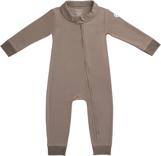 MON CHOU Organic Footless Baby Pajamas – 100% Pima Cotton, Ultra Soft, Lightweight & Breathable All-Season Sleepers