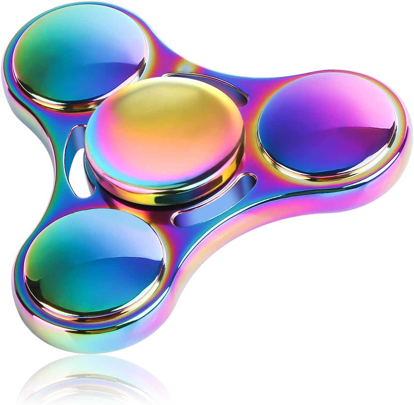 ATESSON Fidget Spinner Toy Durable Stainless Steel Bearing High Speed Spins Precision Metal Hand
