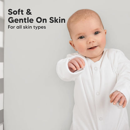 KeaBabies 2-Pack Organic Crib Sheets for Boys, Girls - 52x28 Fitted Crib Mattress Sheet Neutral