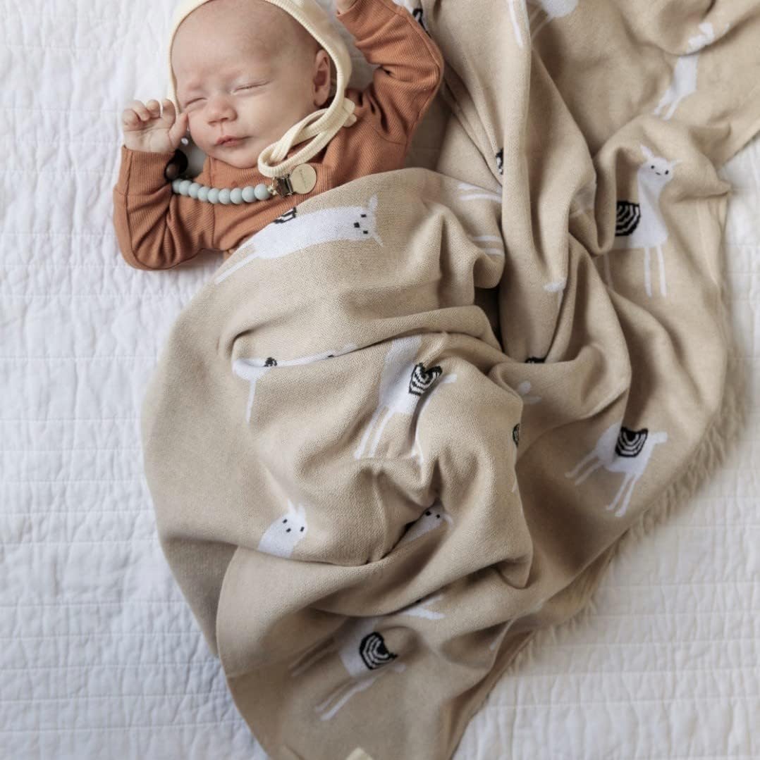 Unisex Cozy Receiving Swaddle Cuddle Stroller Crib Stroller 100% Fine Loomed Cotton Blanket - Quilt