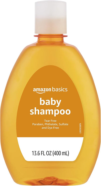 Amazon Basics Tear-Free Baby Shampoo, 13.6 Fluid Ounce